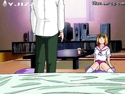 卡通动漫-淫魔对着自己的女神打飞机还想强奸她