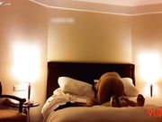 王悠悠肉色丝袜高跟诱惑大屌男友无套抽插最后内射