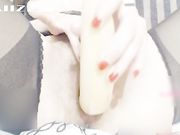 原味小辣椒OL制服黑丝 香蕉插屄