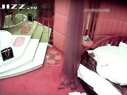 情趣酒店水滴摄像头监控偷拍很会玩的眼镜情侣各种姿势有点重温玉蒲团的感觉