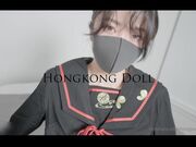 极品美少女《HongKongDoll》番外短片 开档黑丝精油白皙圆臀 爆干粉嫩美穴怒射美