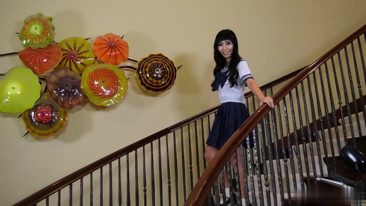 性感学生装妹子妩媚性感阴毛勾人来舔脚吃鸡