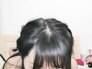 妹子黑丝大白屁股被强壮小伙后入操穴02