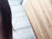 健身教练露脸性感女神一根手指水