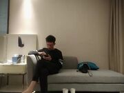 高端外围兼职美女170CM大长腿酒店激啪啪 吊带黑丝袜高难度倒立深喉