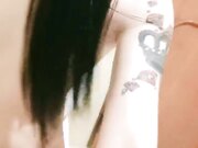 纹身少女美乳粉穴小逼真紧大屌慢慢涌入01