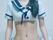 可爱制服妹子居家和男友啪啪做爱女上位销