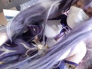 COS原神 刻晴毫不客气内射她