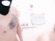 美乳粉嫩小穴 跪着深喉插嘴 怼着嫩穴一顿操 扶腰后入撞击1