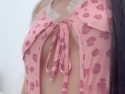 猎杀时刻粉色豹纹少女激情性体验