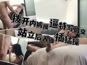 拨开内裤摸逼特写口交，站立后入抽插猛操【精华版】_高清原版无水印