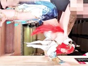 cos原神 妮露 巨乳白虎激情内射，高清