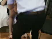 极品36E爆乳御姐与男友盘缠大战实录 爆裂灰丝高跟女上骑乘