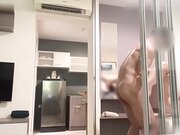 被健身房帅教练彻底征服了，火车便当式操的腿都绷直了