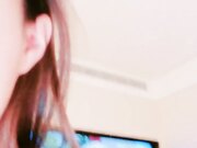 高颜值妹子透视装双人啪啪秀 上位骑坐各种方向近距离特写后入非常诱人