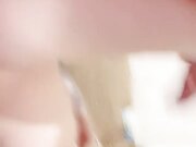 新人年轻嫩妹子黑丝内衣卖力口交 无套啪啪后入粉红龟头射在肚子上