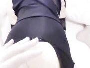 黑丝大奶小少妇 老公回来了操你没有 嗯三分钟就结束了 操我快点进来 身材苗条被小伙无套输出内射中途老公电话催回