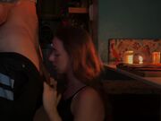 来自一对真实情侣的激烈而充满激情的浪漫性爱以内射告终