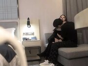 极品女神明星脸，清纯甜美大美女，沙发口交啪啪，共度春宵一刻