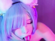 淫語性癮百變COSER女神 ChiChibae 角色扮演兔兒可愛小母狗無套內射