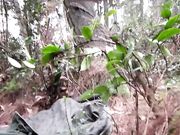 真正的野战排周末与小情人乡间玩野战