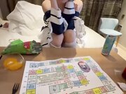 网红反差嫩妹淫荡飞行棋输了就要被大肉棒狠狠插穴