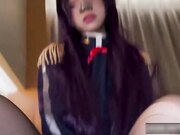 萝莉女友狗链调教 深喉长吊爽到炸