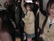 通勤路上对制服美少女一时冲动伸手后1