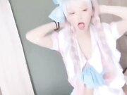 女仆萝莉 蝴蝶逼萝莉被各种爆操颜射 超高颜值女仆装扮