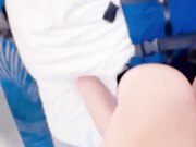 网调了三个月的叔叔家表妹 说带她出来买衣服 里扣她的逼没有排斥