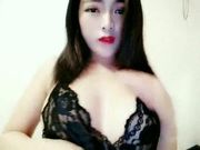 花椒主播娜妮子私拍 这妞颜值高奶不小 情趣内衣露脸表情很诱惑撅着屁股抠