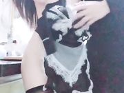 网红哆啦福利视频演绎支开老公去买醋和小叔子厨房啪啪对白淫荡