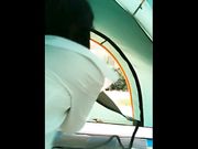 极品美乳女神魅心宿营帐篷内玩嫩逼美乳 高潮浪叫呻吟 到车上接着玩 淫语对白 完美露脸