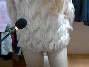 金色头发的韩国小美女性感热舞