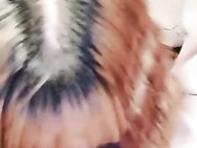 颜值不错身材超好短发巨乳美女主播第五部 户外玩车震口交啪啪