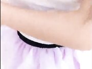 情景剧：美女到楼顶天台发骚看到一个小哥勾搭几句直接开草