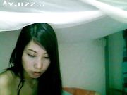 黑客打开摄像头 偷窥女大学生宿舍 感觉是在看片 妹子忍不住的摸下面