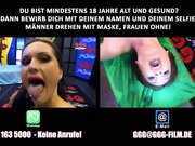 让一群大屌男在自己嘴里连续射精的德国熟女