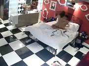 豪华马赛克房年轻情侣从浴室一直干到沙发还要整点sm