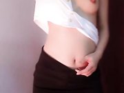 空姐制服黑丝小姐姐开档丝袜道具抽插床上床下自慰呻吟