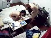 水滴摄像头偷拍居家光头男跟老婆日常啪啪啪