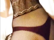 极品网红F罩杯爆乳长腿女神黑丝套装与情人约操