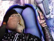 蓝星人被地球人挑逗的性欲大发