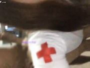 某大学身材超好的王东瑶与男朋友家中扮演护士诱惑