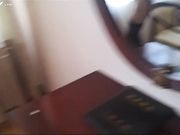 和刚下班的银行小白领在洗手间一边打电话一边开草