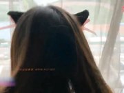 調教性感連體網襪車模AMY 道具玩穴足交啪啪內射