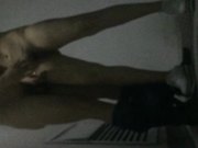 色胆包天四眼仔大白天楼道里与女友啪啪玩的花样还不少