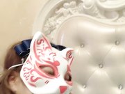 苗条身材面具妹子后入抽插呻吟娇喘最后射在屁股上