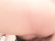 网红脸妹子情趣肚兜自慰 卫生间按摩器震动逼逼毛毛比较浓密