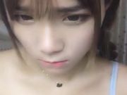 马尾小嫩妹大秀